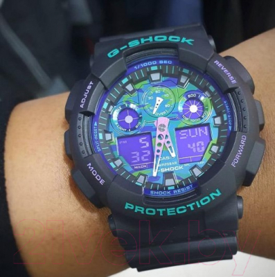 Часы наручные мужские Casio GA-100BL-1A