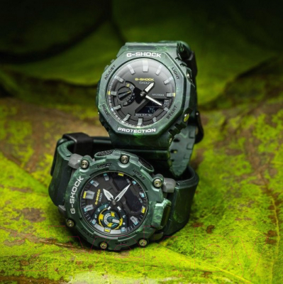 Часы наручные мужские Casio GA-2100FR-3A