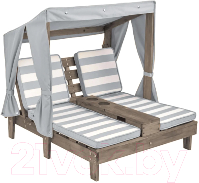 Шезлонг KidKraft Для двоих с тентом / 20044_KE - фото