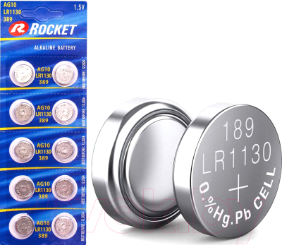 Комплект батареек Rocket AG10 10BL