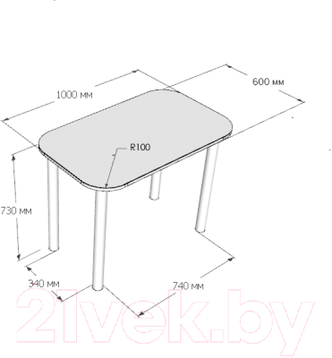 Обеденный стол Senira P-001-01/01