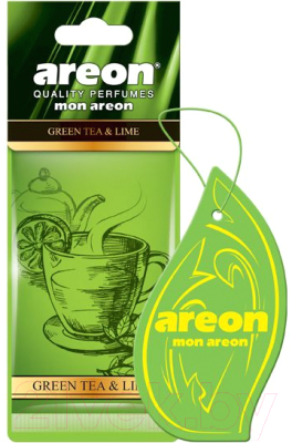 Ароматизатор автомобильный Areon Mon Areon Green tea & Lime / MA36