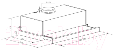 Вытяжка телескопическая Lex Hubble 50 / CHAT000030