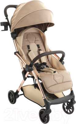 Детская прогулочная коляска Leclerc Hexagon / HEX002CH (Champagne) - фото
