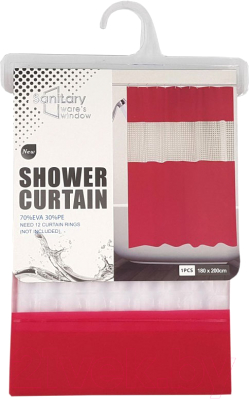 Шторка-занавеска для ванны DomiNado 180x200 / VN-R - фото