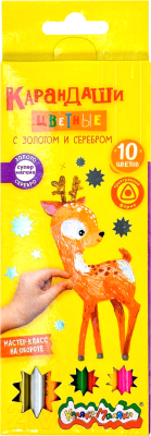 Набор цветных карандашей Каляка-Маляка КТЗСКМ10 - фото