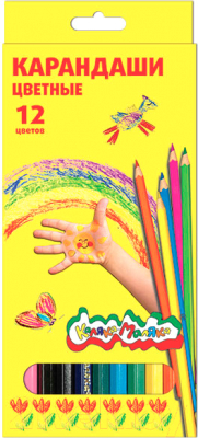 Набор цветных карандашей Каляка-Маляка ККМ12 - фото