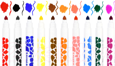 Фломастеры Каляка-Маляка ФДККМ10