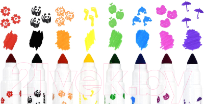 Фломастеры Каляка-Маляка ФШКМ-08