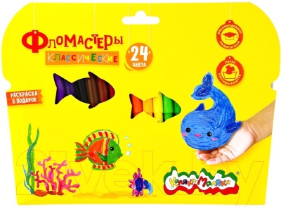 Фломастеры Каляка-Маляка ФКРКМ24 - фото