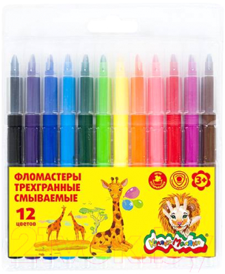 Фломастеры Каляка-Маляка ФТГКМ12 - фото