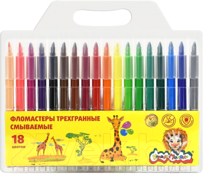 Фломастеры Каляка-Маляка ФТГКМ18 - фото