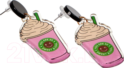 Серьги Bradex Ванильный Капучино / AS 1648