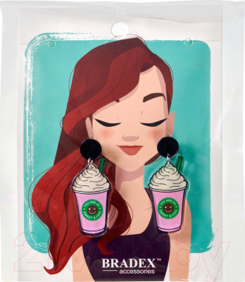 Серьги Bradex Ванильный Капучино / AS 1648