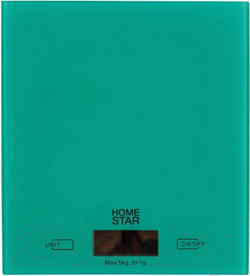 Кухонные весы HomeStar HS-3006 (зеленый) - фото