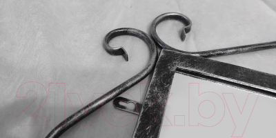 Зеркало Dudo ВЕ-5-2 (черный/серебристый)