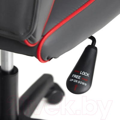 Кресло геймерское Tetchair Racer Gt кожзам/ткань (металлик/красный)