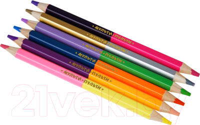 Набор цветных карандашей Мульти-пульти Енот в космосе / CP_33721