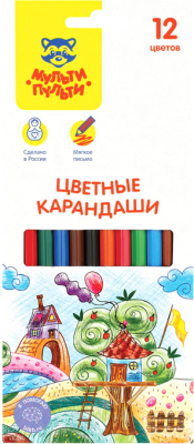 Набор цветных карандашей Мульти-пульти Невероятные приключения / CP_41048 - фото