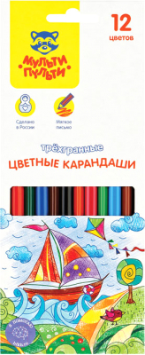 Набор цветных карандашей Мульти-пульти Невероятные приключения / CP_41053 - фото