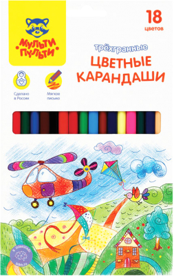 Набор цветных карандашей Мульти-пульти Невероятные приключения / CP_41054 - фото