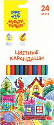 Набор цветных карандашей Мульти-пульти Невероятные приключения / CP_41050 - фото