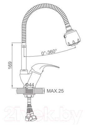 Смеситель Ledeme L4331