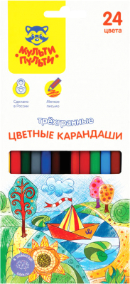 Набор цветных карандашей Мульти-пульти Невероятные приключения / CP_41055 - фото