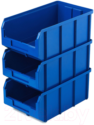 Набор лотков для метизов Стелла-техник V-3-К3 (3шт, синий)