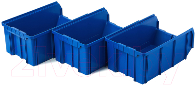 Набор лотков для метизов Стелла-техник V-3-К3 (3шт, синий)
