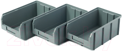 Набор лотков для метизов Стелла-техник V-3-К3 (3шт, серый) - фото