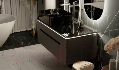 Тумба под умывальник Jorno Shine / Shi.01.100/P/A