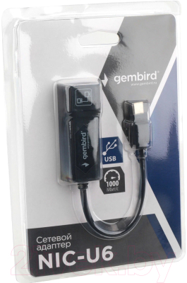 Сетевой адаптер Gembird NIC-U6