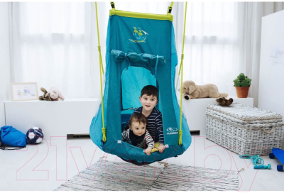 Качели Hudora 90 с палаткой Пираты LED / 72152