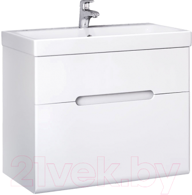 Тумба под умывальник Jorno Moduo Slim 60 / Mod.01.60/P/W - фото