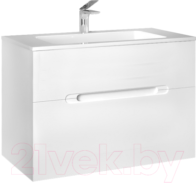 Тумба под умывальник Jorno Modul 80 / Mоl.01.77/P/W - фото