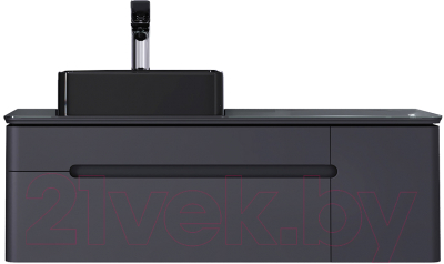 Тумба под умывальник Jorno Shine 120 / Shi.01.120/P/A - фото