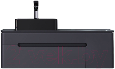 Тумба под умывальник Jorno Shine 120 / Shi.01.120-M/P/A - фото