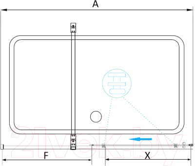 Душевая дверь RGW TO-18B / 41071810-14