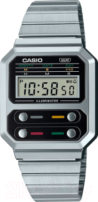 Часы наручные унисекс Casio A-100WE-1A - фото