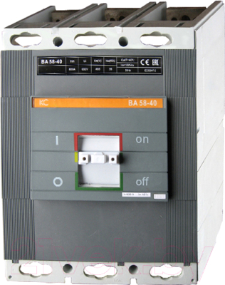 Выключатель автоматический КС ВА 58-40 3Р 400А 35кА - фото