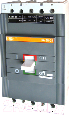 Выключатель автоматический КС ВА 58-37 3Р 400А 35кА - фото