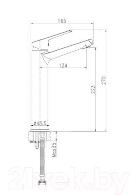 Комплект сантехники Cersanit Crea 38 / UM-CRE38/1-oc-R + 63038