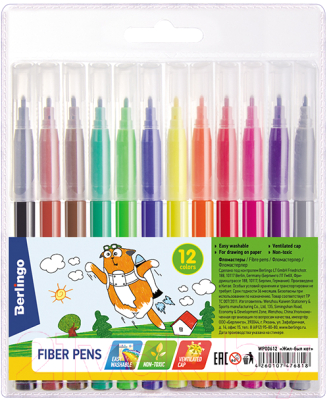 Фломастеры Berlingo Жил-был кот / WP00612 - фото