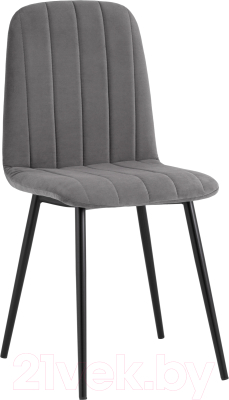 Стул Stool Group Easy / fb-easy-neo-35 (велюр темно-серый) - фото