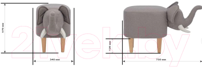 Пуф Импэкс Leset Slon Combi (V14/V1)