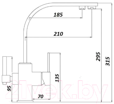 Смеситель Wisent W4333-3-24