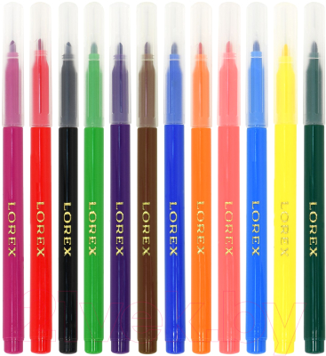 Фломастеры Lorex Ergo-Grip Cocktail Kittens / LXFPEG12-CK