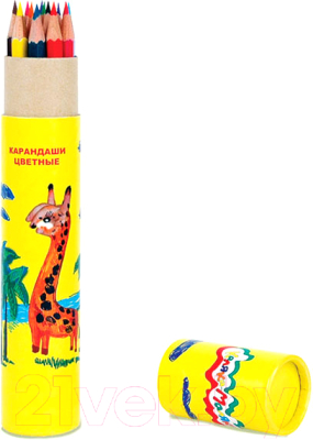 Набор цветных карандашей Каляка-Маляка ККМ12Т - фото