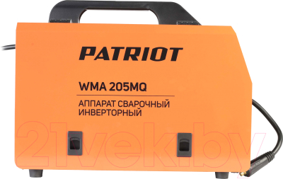 Инвертор сварочный PATRIOT WMA 205MQ MIG/MAG/MMA